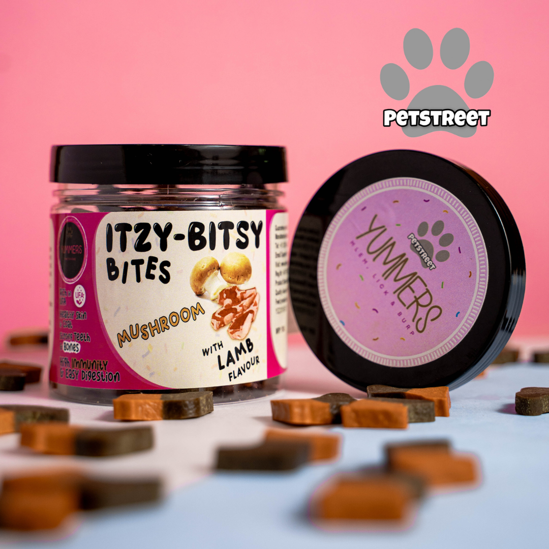 Yummers Itsy-Bitsy Dog Treat Mushroom With Lamb