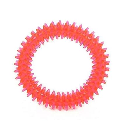 Puppy Teething Dental Ring Dog Chew Toy Color May Vary |