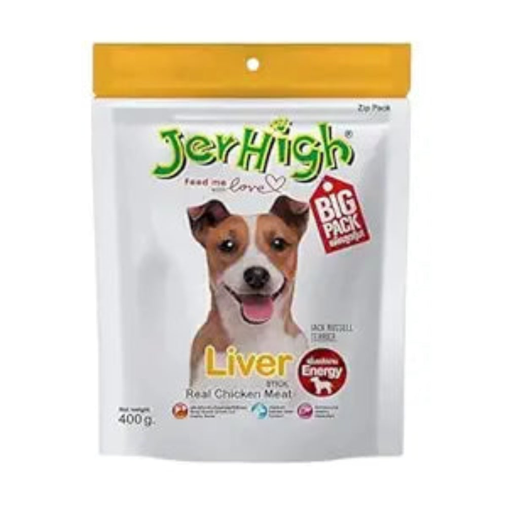 JerHigh Chicken with Liver Dog Treat 400g