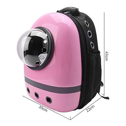 Petstreet Multi Air Vents Waterproof Light-Weight Travel Bag For Small Dogs and Cats |