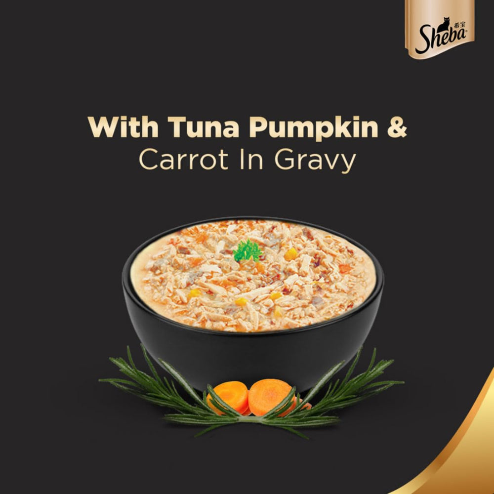Sheba Tuna Pumpkin & Carrot Cat Gravy