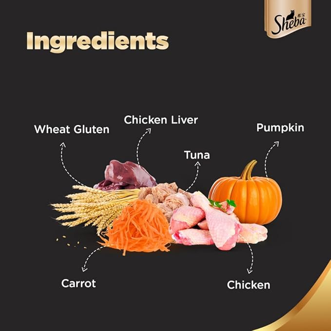 Sheba Tuna Pumpkin & Carrot Cat Gravy
