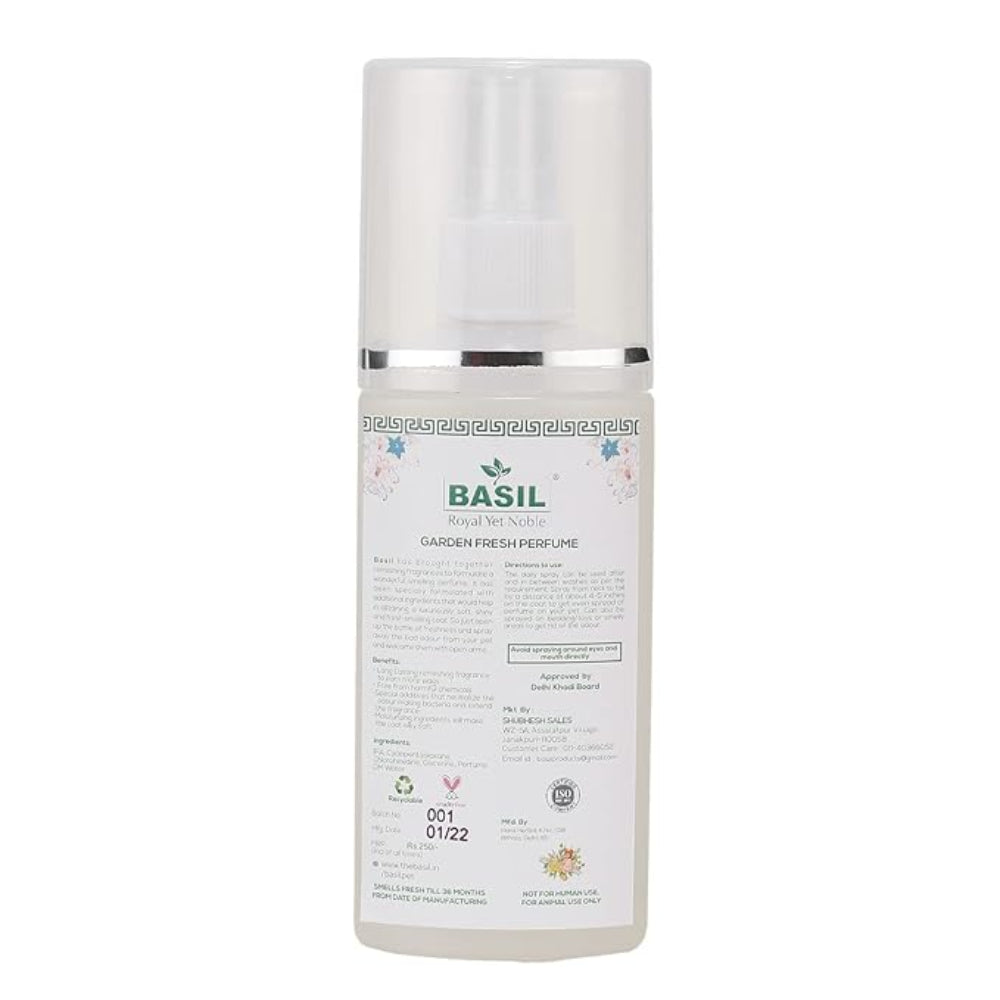 BASIL Garden Fresh Perfume for Dogs, 130ml