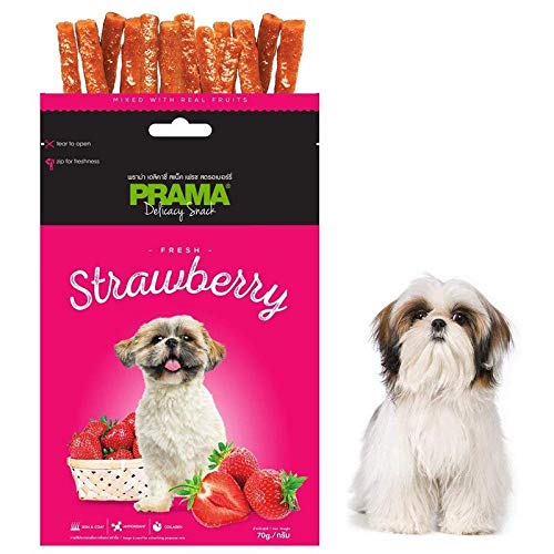 Prama Fresh Strawberry Dog Treats, 70gm