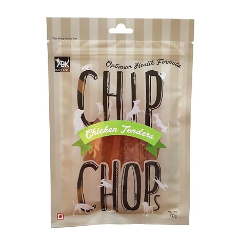Chip Chops Chicken Tenders - All Life Stages Dog Treats 70G