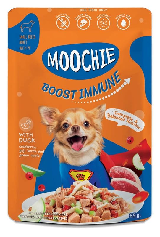 Moochie Boost Immune with Duck Dog Gravy 85g