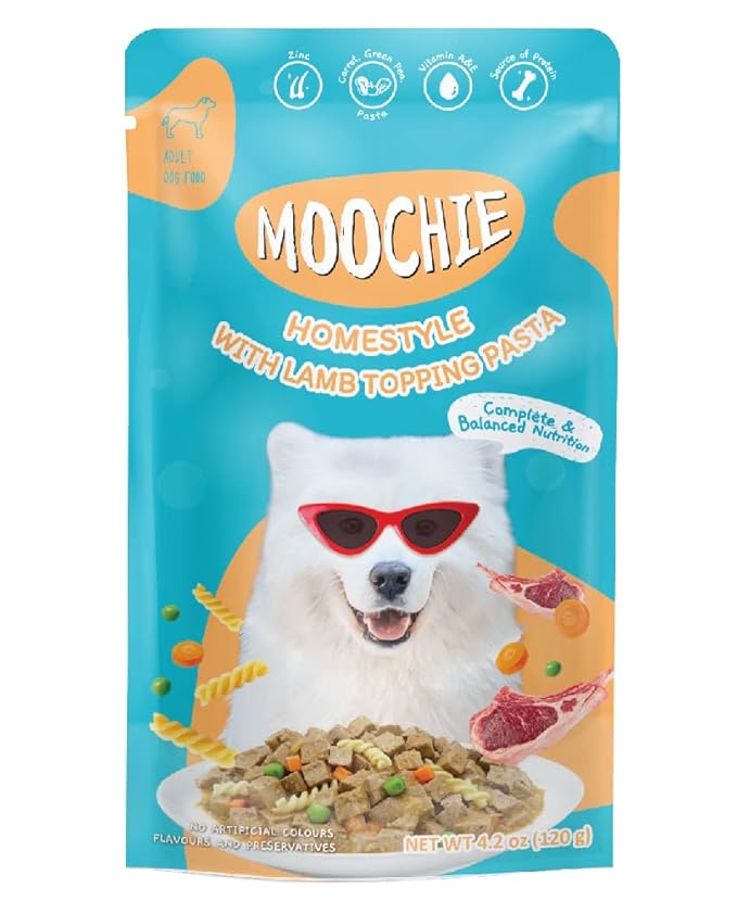 Moochie Lamb Pasta Dog Gravy 120g