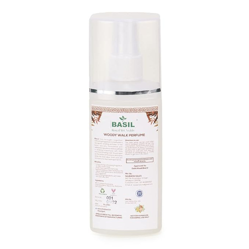 BASIL Woody Walk Perfume for Dogs, 130ml