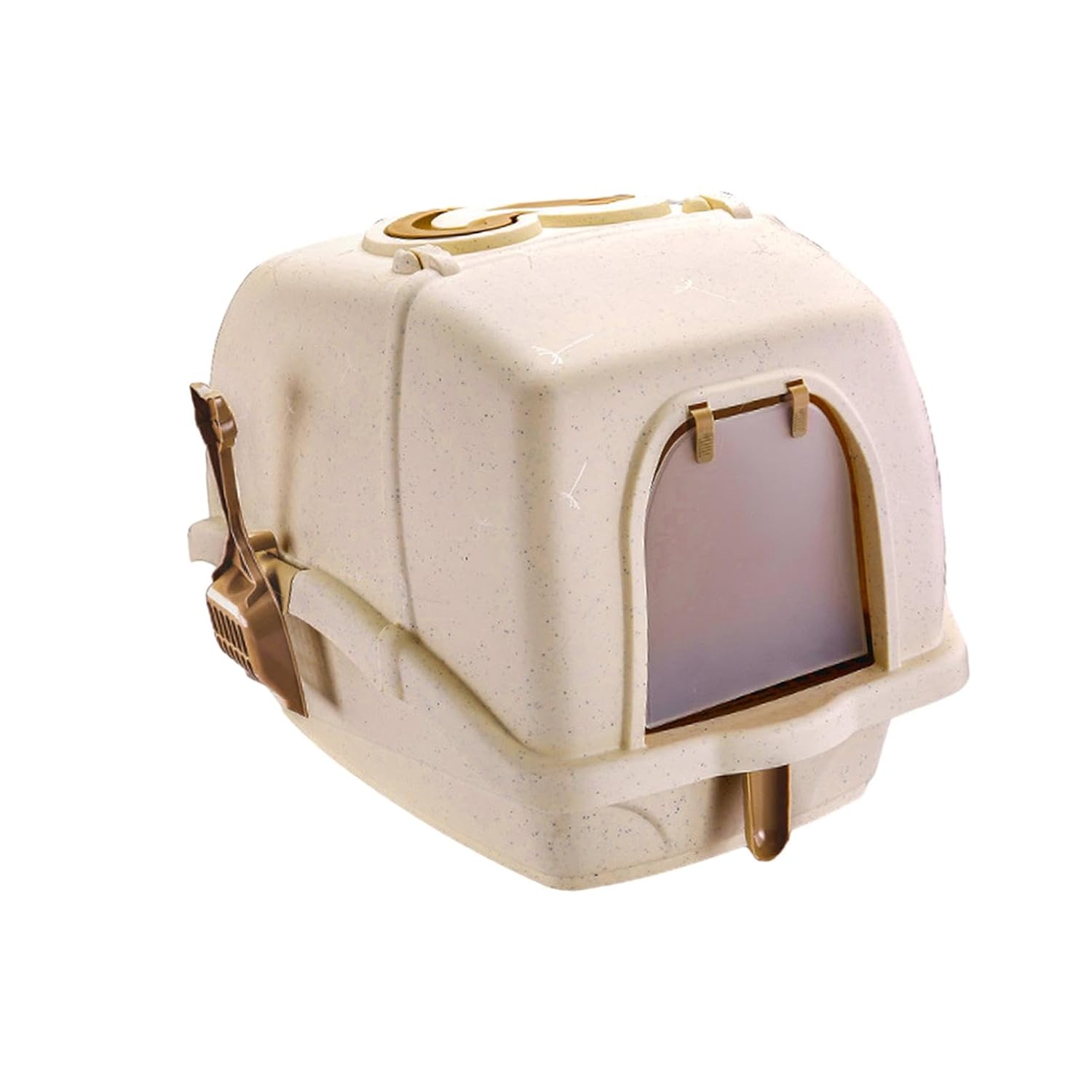 Large Enclosed Cat Litter Box With Handle