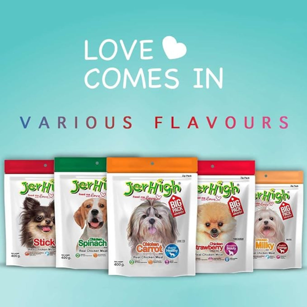 JerHigh Chicken Stick Dog Treat 400g
