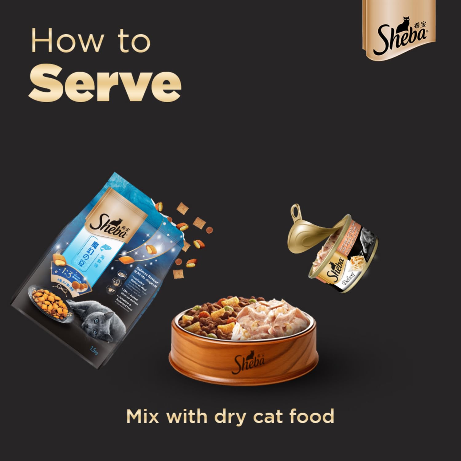 Sheba - Deluxe Tuna And Paws In Gravy
