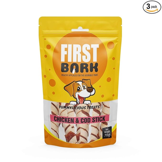 FirstBark Dog Treats Chicken & Cod Stick