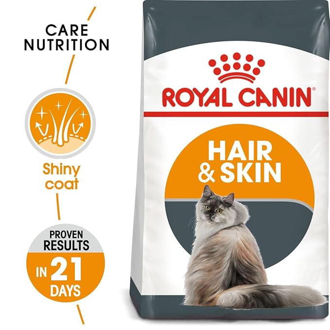 Royal Canin Hair and Skin Adult Cat Pebbles Food, 2 Kg