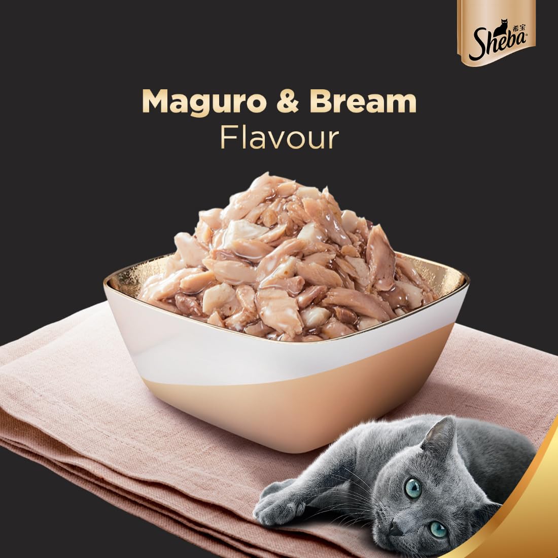 Sheba Premium Maguro & Bream Cat Gravy