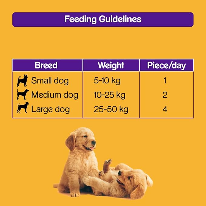 Pedigree® Tasty Jerky™ Dog Treat, Roasted Lamb Flavour, Jerky-style Treats for Bonding, Low-fat and High-protein* Dog Treats