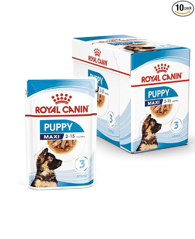 Royal Canin - Maxi - Puppy in Gravy, Pack of 10