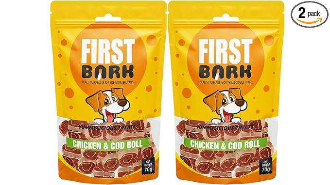 First Bark Treats Chicken & Cod Roll