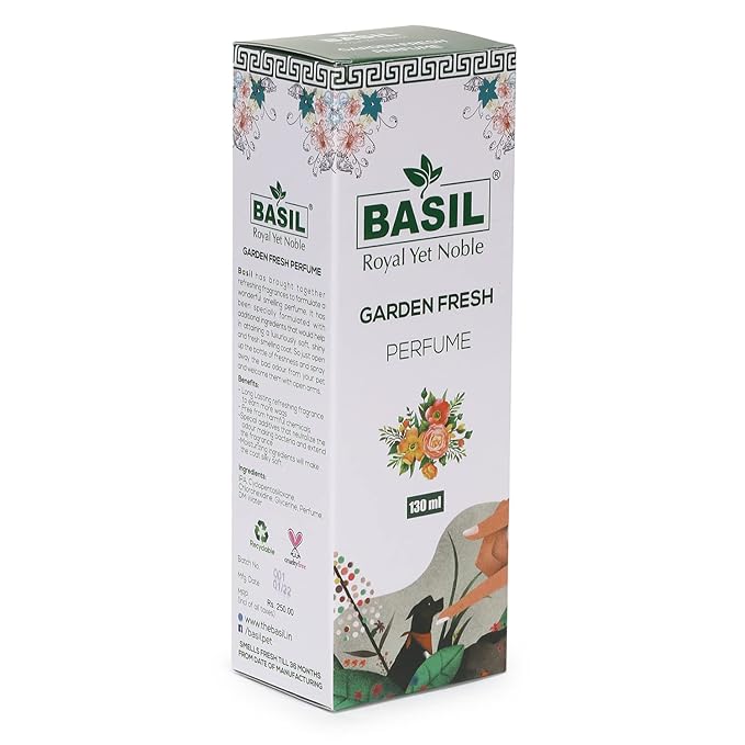 BASIL Garden Fresh Perfume for Dogs, 130ml