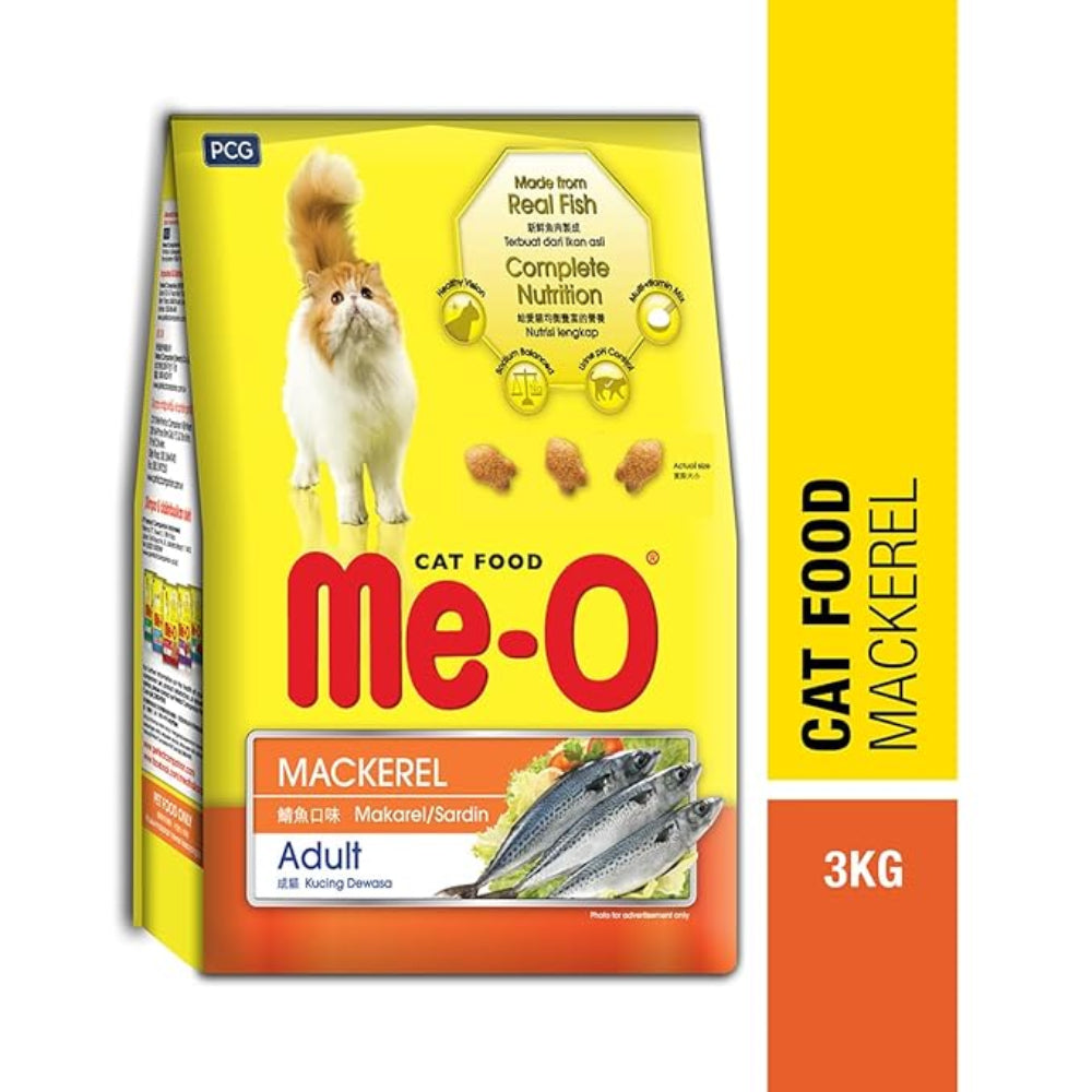 Me-O Dry Young Adult Cat Food Mackerel Flavor