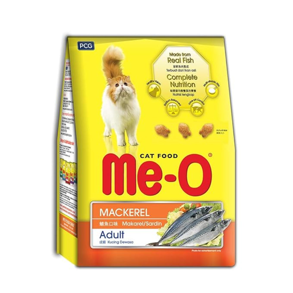 Me-O Dry Young Adult Cat Food Mackerel Flavor