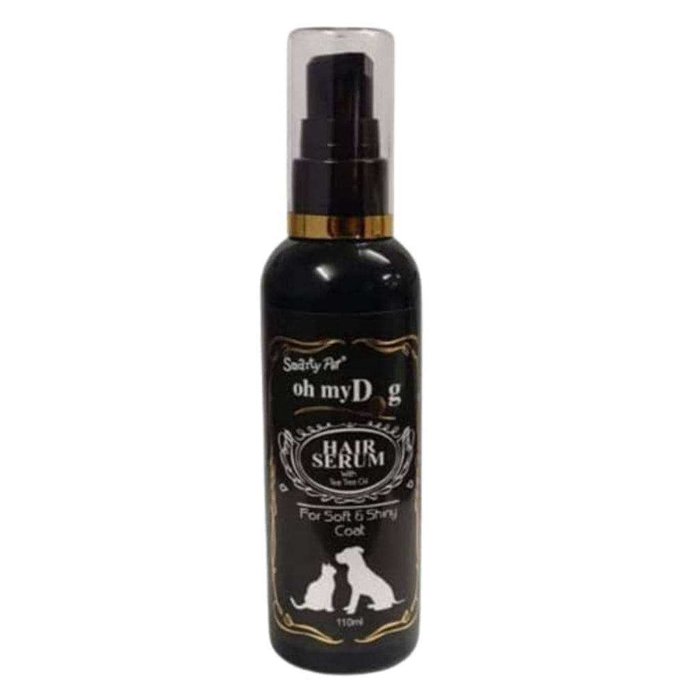 Oh My Dog Hair Serum with Tea Tree Oil for Soft and Shiny Coat for Dogs and Cats- 110ml