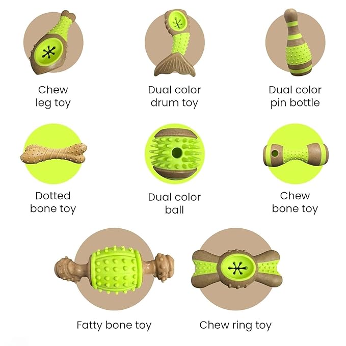 Petaholic Non Toxic Long Lasting Chew Toys For Dogs ( Dual Color Pin Bottel )