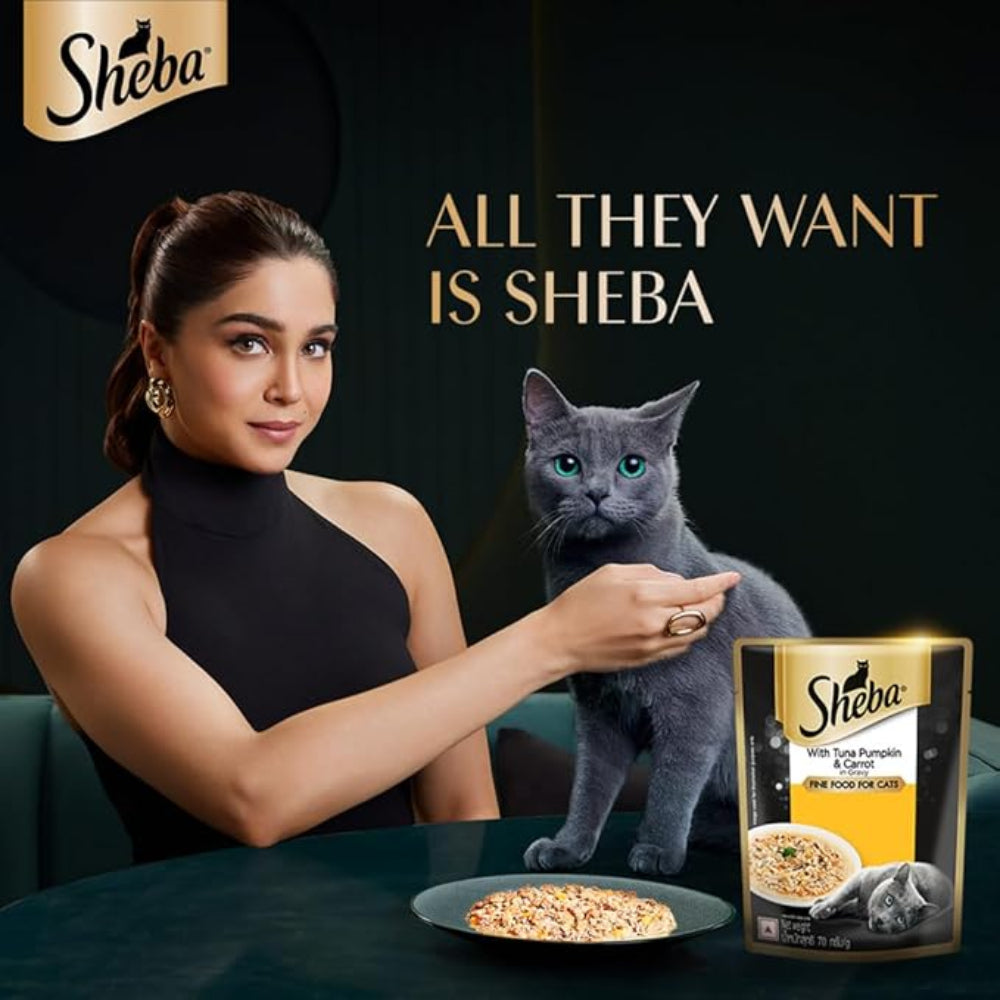 Sheba Tuna Pumpkin & Carrot Cat Gravy