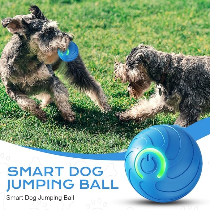 Automatic Rolling Smart LED Bouncing Ball for Pets