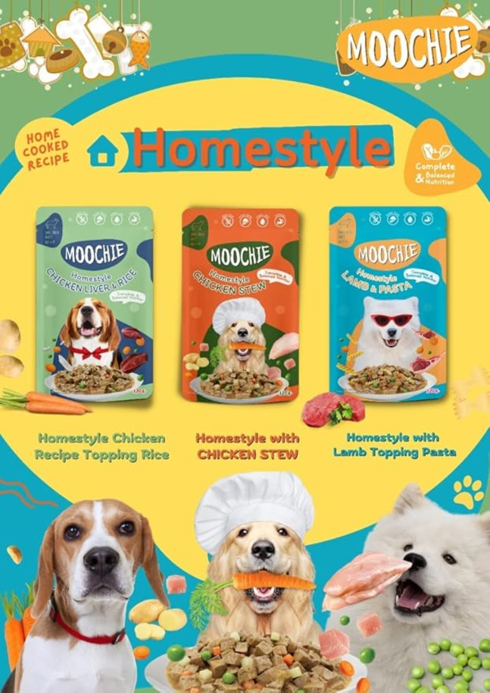Moochie Lamb Pasta Dog Gravy 120g
