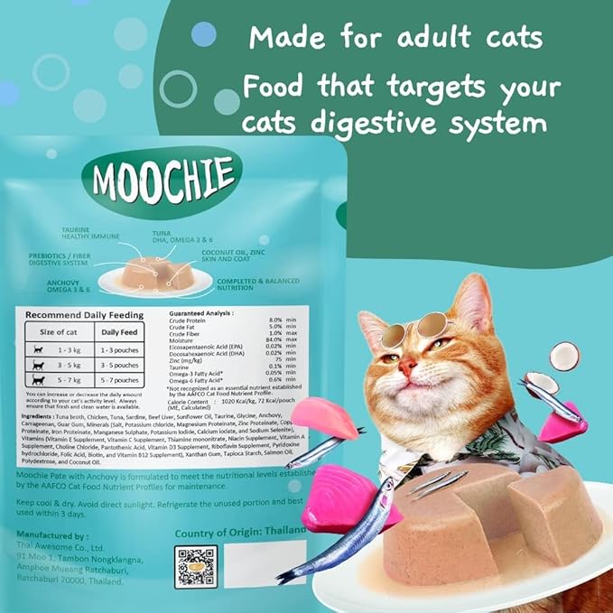 Moochie Anchovy Digestive Care Cat Gravy 85g
