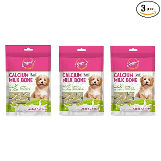 Gnawlers Calcium Milk Bone - Small