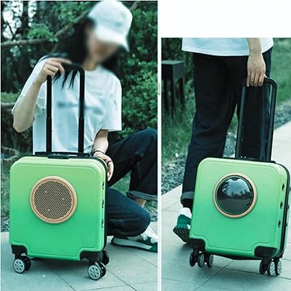 Petstreet Trolley Carrier Stroller Wheels Suitcase for Small Dogs and Cats | 18 Inch |