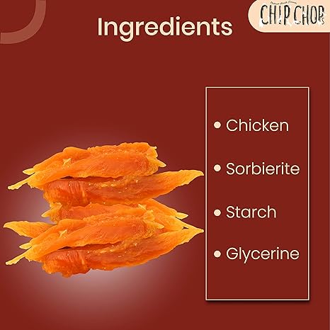 Chip Chops All Life Stages Sun Dried Chicken Jerky Dog Treat 70G