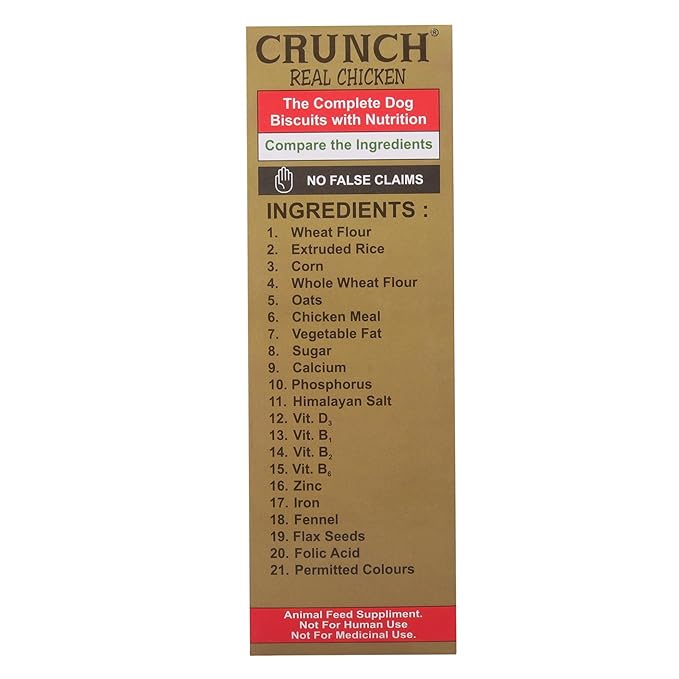 PetloverÕs Crunch Biscuit Real Chicken 900g Pack of 2