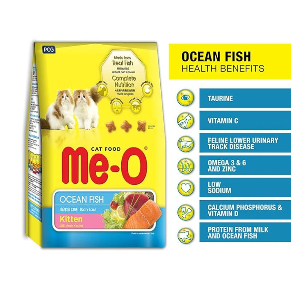 Me-O Dry Kitten Food - Ocean Fish Flavor