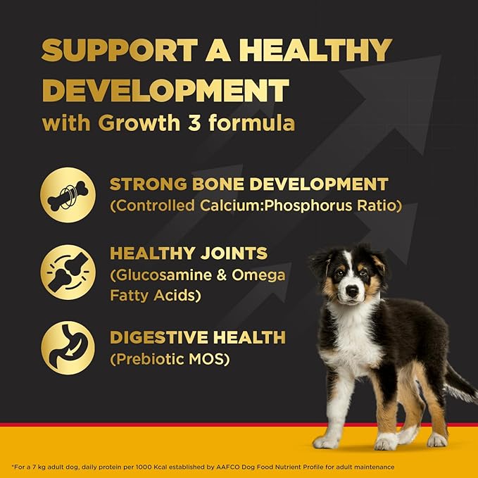 Pedigree PRO Puppy Large Breed, Dry Dog Food, Vet Trusted Brand, Expert Nutrition, Quality Protein, 33% More Nutrients (3-18 Months)