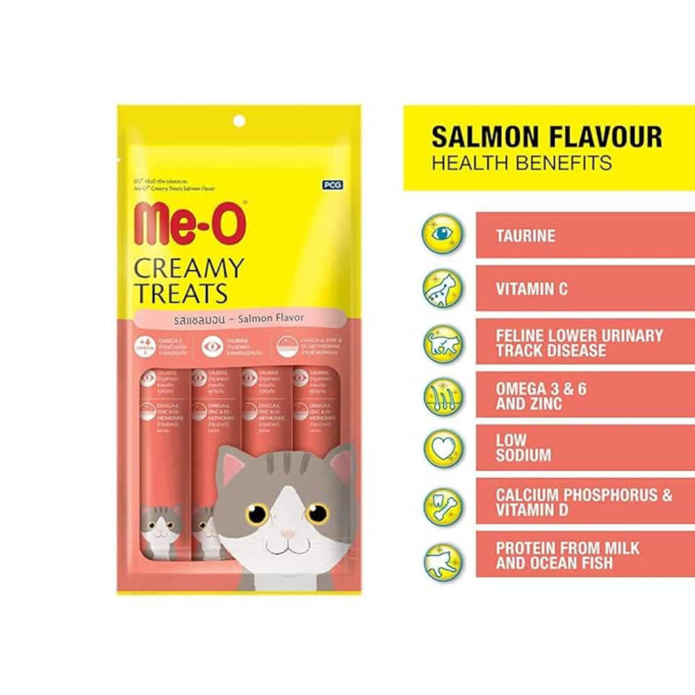 Me-O Creamy Cat Treat Salmon Flavor