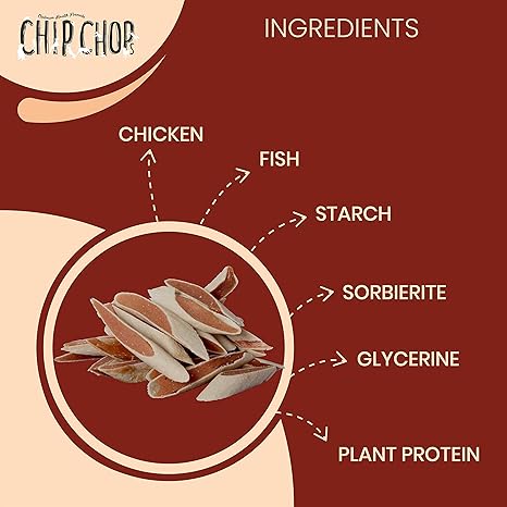 Chip Chop Chicken Pasta Dog Meat Treats 70G