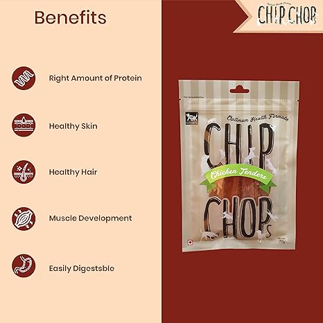 Chip Chops Chicken Tenders - All Life Stages Dog Treats 70G