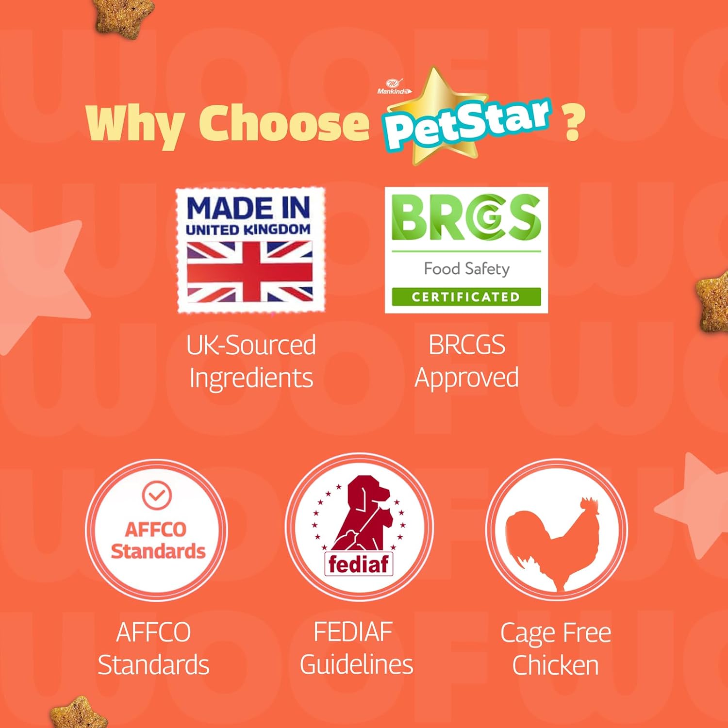 PetStar Puppy Dry Chicken & Wheat Dog Food 6kg