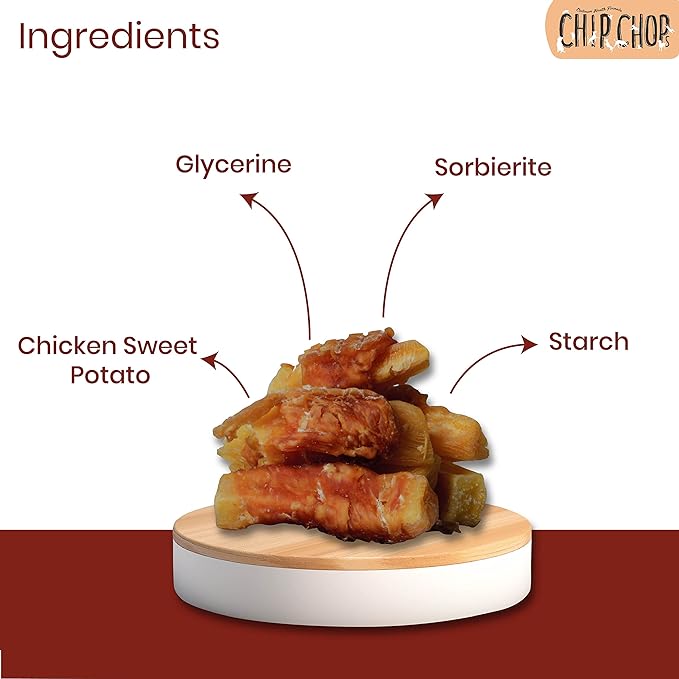 Chip Chops Sweet Potato Twined with Chicken 70G Dog Treat