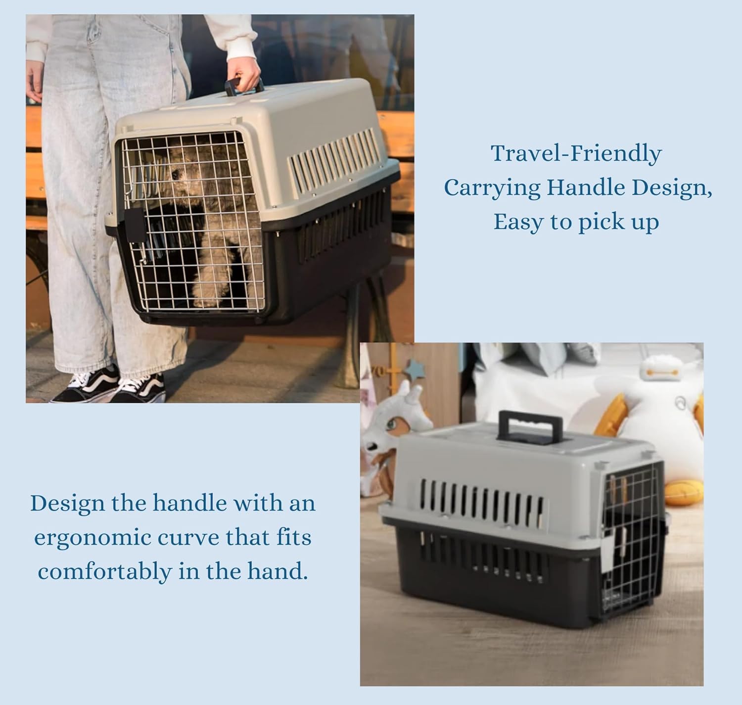 Petstreet Travel Carrier, Basket , Cage For Dogs And Cats