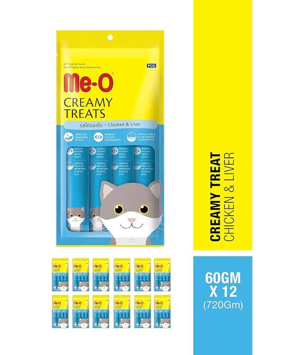 Me-O All Life Stages Creamy Treat Chicken and Liver
