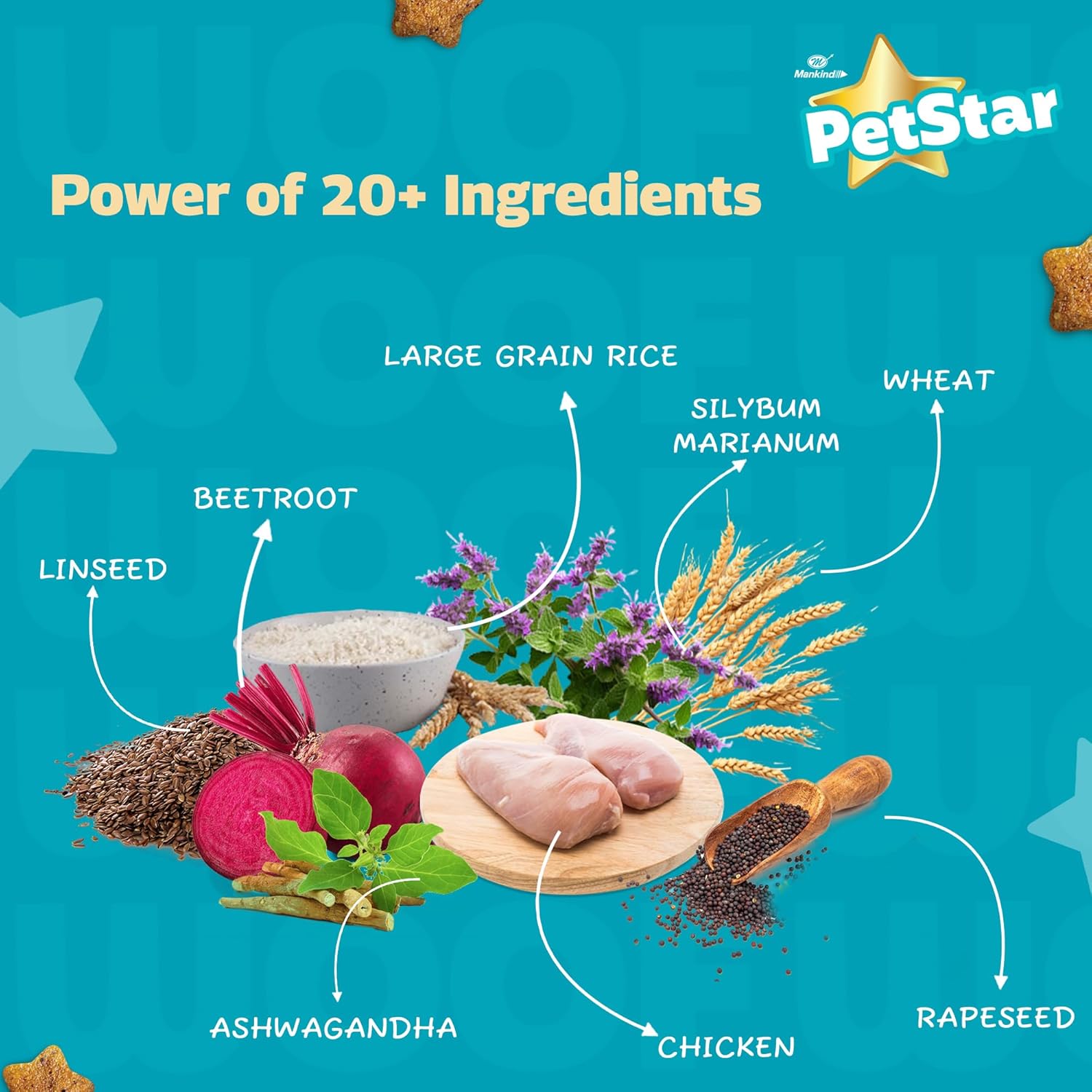 Mankind PetStar Adult Dog Food Chicken Flavour