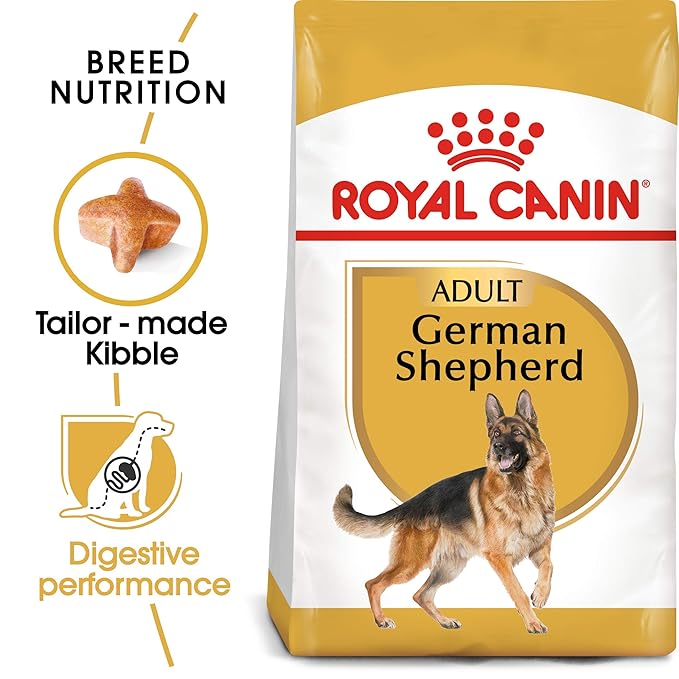 Royal Canin German Shepherd Pellet Adult Dog Food, Meat Flavour, 3 KG