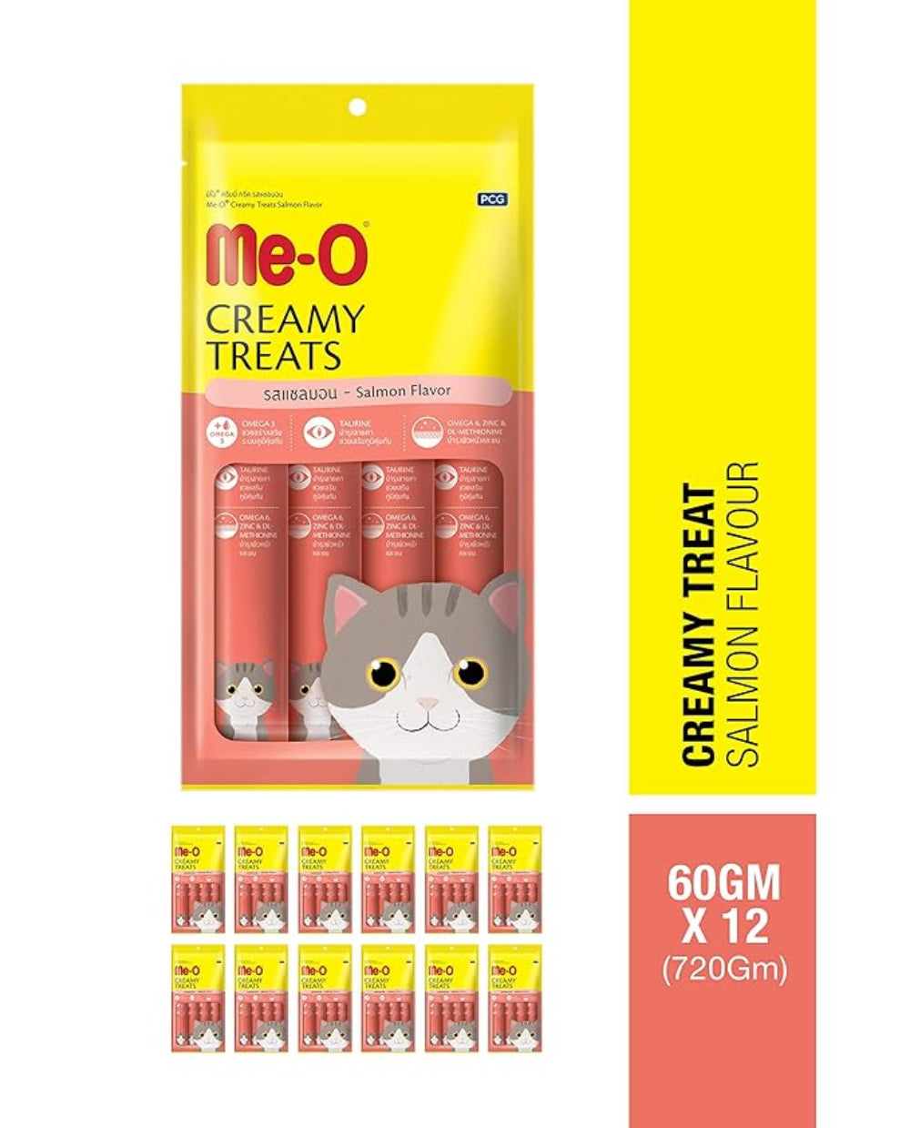 Me-O Creamy Cat Treat Salmon Flavor