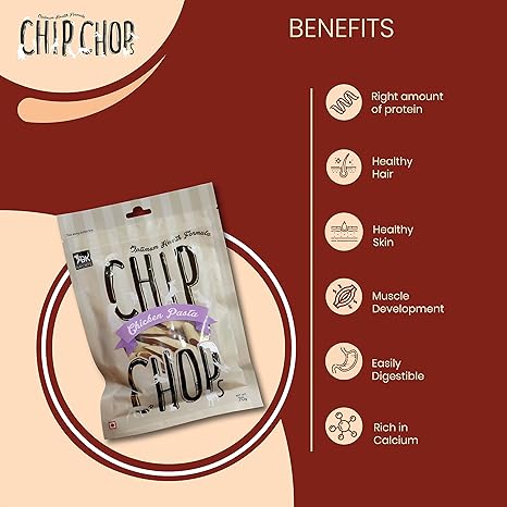 Chip Chop Chicken Pasta Dog Meat Treats 70G