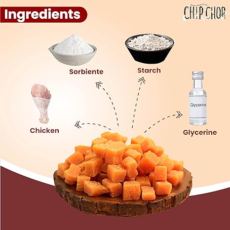 Chip Chops Diced Chicken- All Life Stages Dog Training Treat 70G