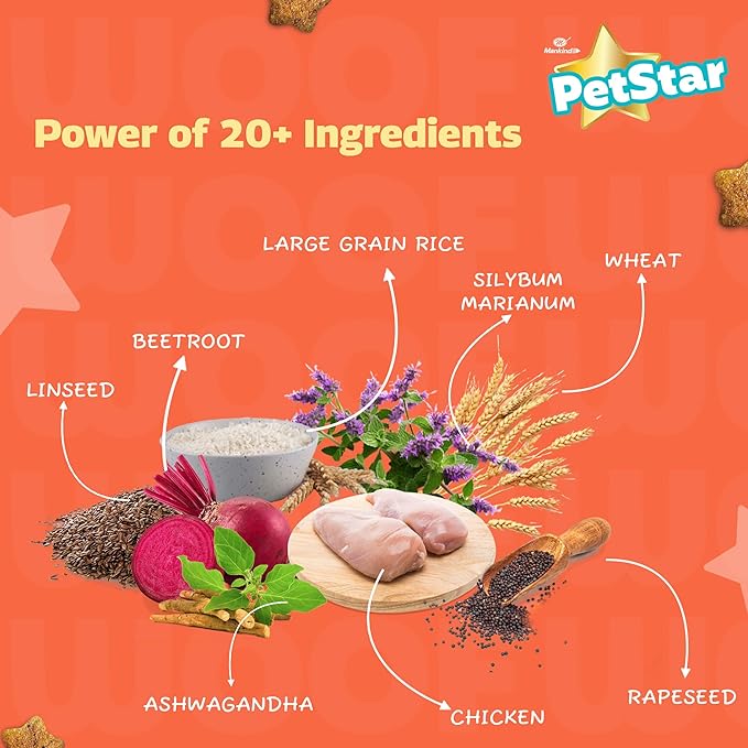 PetStar Puppy Dry Chicken & Wheat Dog Food 6kg