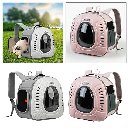 Petstreet Breathable Travel Backpack Cage For Small Dogs And Cats |